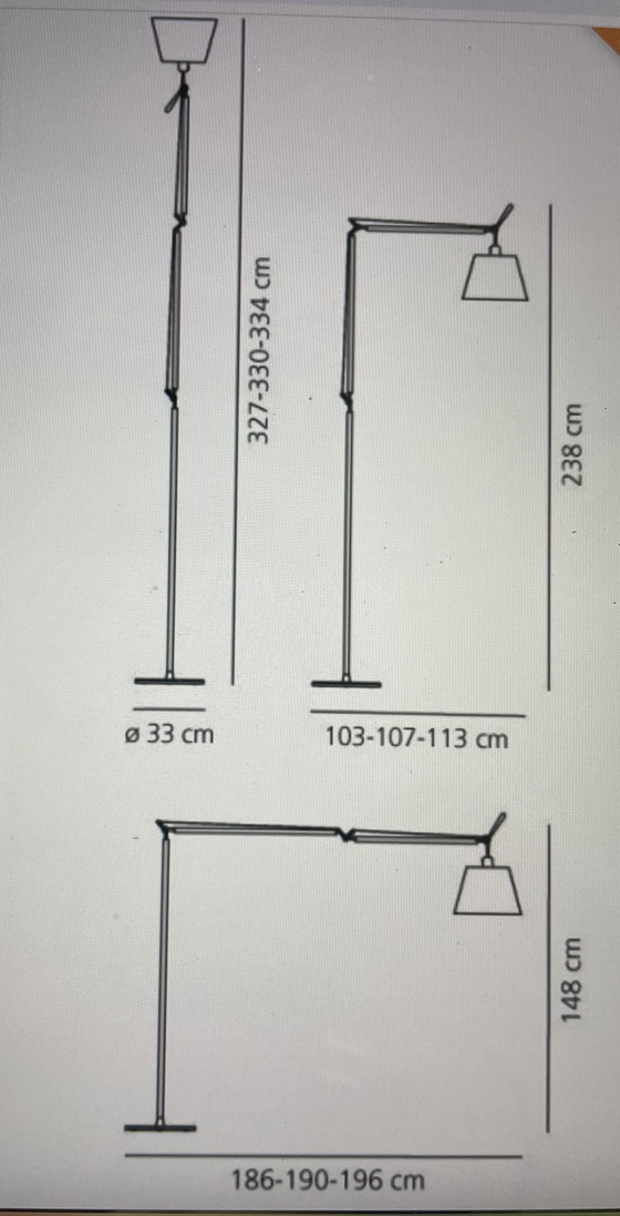 Image 1 of Artemide Tolomeo Mega Terra Pergamena 36cm