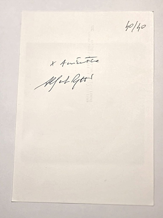 Image 1 of ALFREDO RAPETTI (Abstractie op basis van tekens). "Gold," 2007 - Gemengde technieken op canvas, 40x40x3 cm