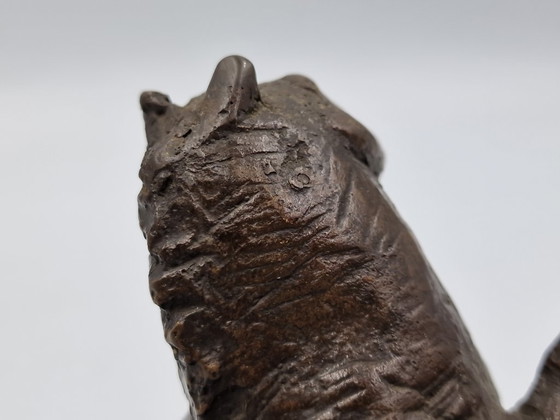 Image 1 of Kleine Bronzeskulptur eines Pferdes, Arthur Spronken?