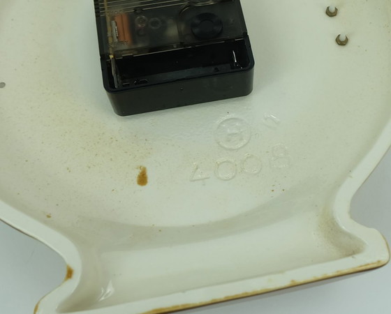 Image 1 of OROLOGIO DA PARETE in ceramica orologio da cucina europa quarzo dipinto a mano ceramica herbolzheimer anni '60-'70