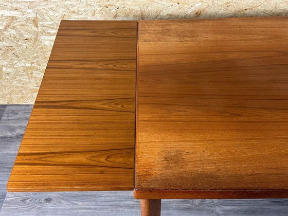 Image 1 of 60's 70's Teak Dining Table Table de salle à manger Par Burchardt-Nielsen Made In Denmark