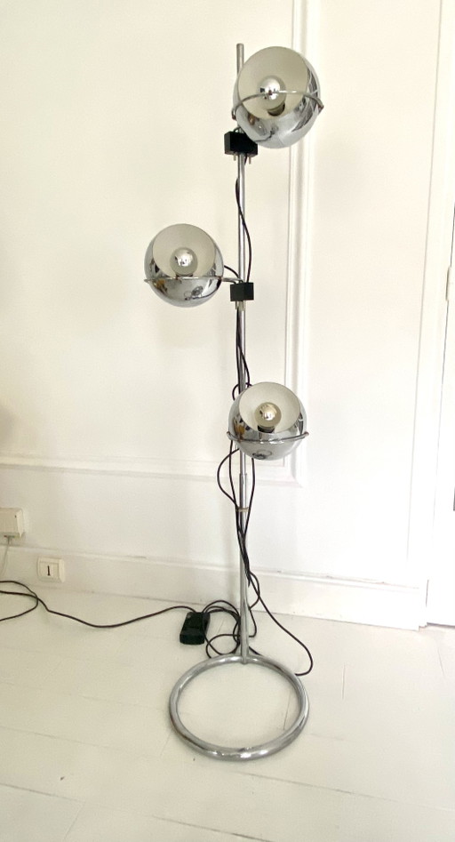 Lampadaire Eyeball Goffredo Reggiani – vloerlampen, Metal