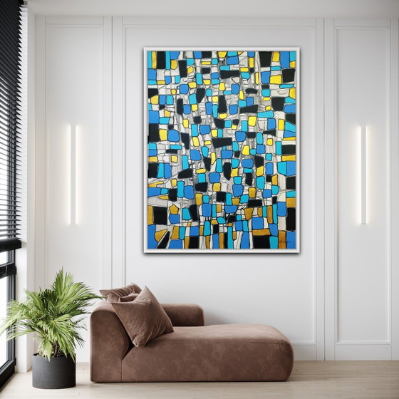 Image 1 of Natia Antadze Abstracte compositie XXL