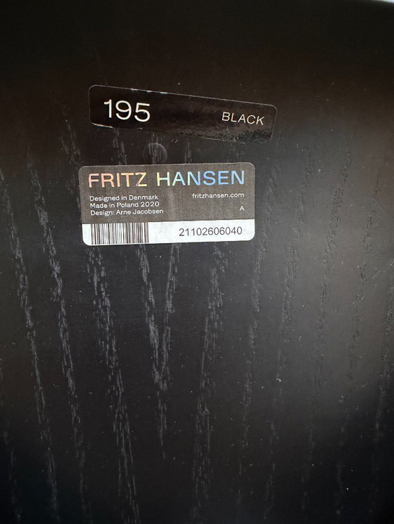 Image 1 of Arne Jacobsen per Fritz Hansen | Grand Prix Wood | set di 2 sedie