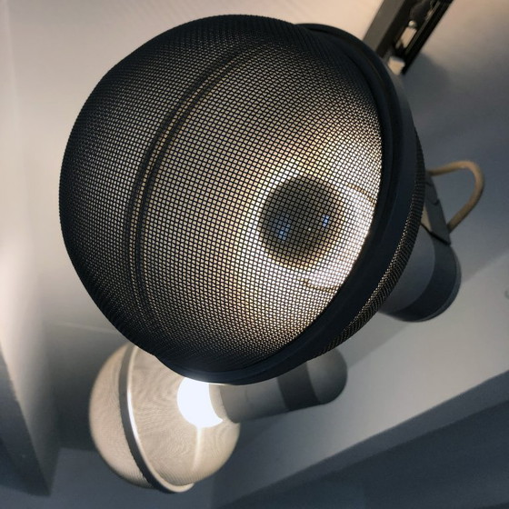 Image 1 of Vintage Ceiling Rail Fixture - Micro Pin Spots - Roger Tallon - Erco - 1975