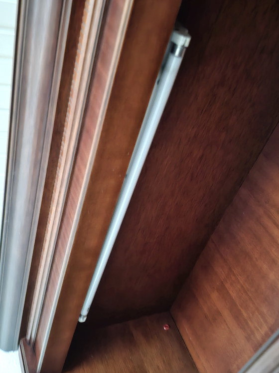 Exclusieve Heldense "Re-Furn" Modulaire Wandkast – Mahoniehout (1990) Met Complete Historie – Glass, Wood (photo 10 of 12)