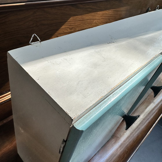 Image 1 of Mobiletto da parete vintage anni '60 H54x L30x P14 cm