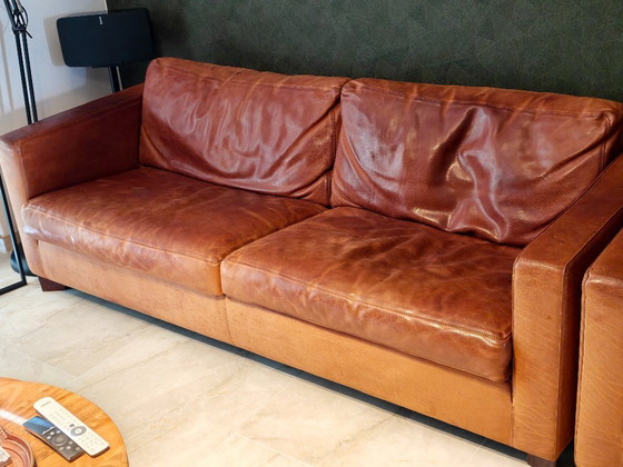 Molinari Set Sofá 2,5 Plazas + 2 Sillones – Zona de estar, Leather (photo 3 of 10)