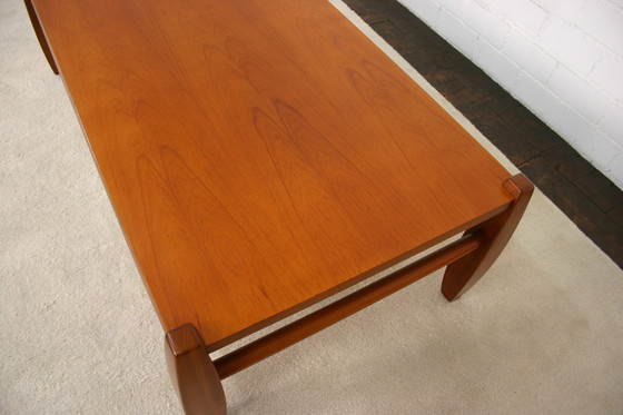 Image 1 of Top! Danish Vintage Teak Coffee Table / Mid - Century Coffee Table in the style of Sergio Rodrigues, Percival Lafer, excellent c