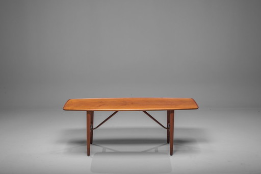 Table basse en teck de Finn Juhl, années 1960