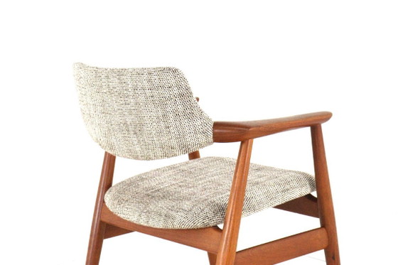 Image 1 of Svend Åge Eriksen voor Glostrup GM11 stoel vintage Deens design nieuw gestoffeerd