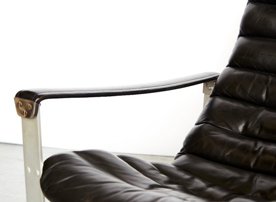 Image 1 of Fauteuil lounge et ottoman Ilmari Lappalainen « Pulkka » pour ASKO