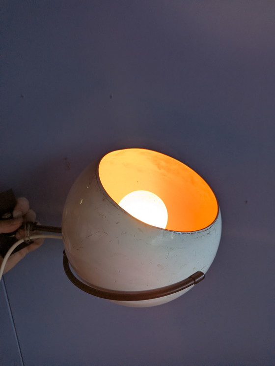 Lampada da parete/lampada a globo vintage in metallo, anni '60 – Applique (photo 5 of 8)