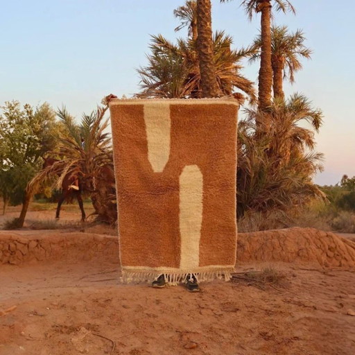 Tapis marocain en laine natural 200cmx150cm