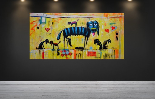 Piotr Piskorz „Welpenkindergarten – Mittagsschlaf“ XXL