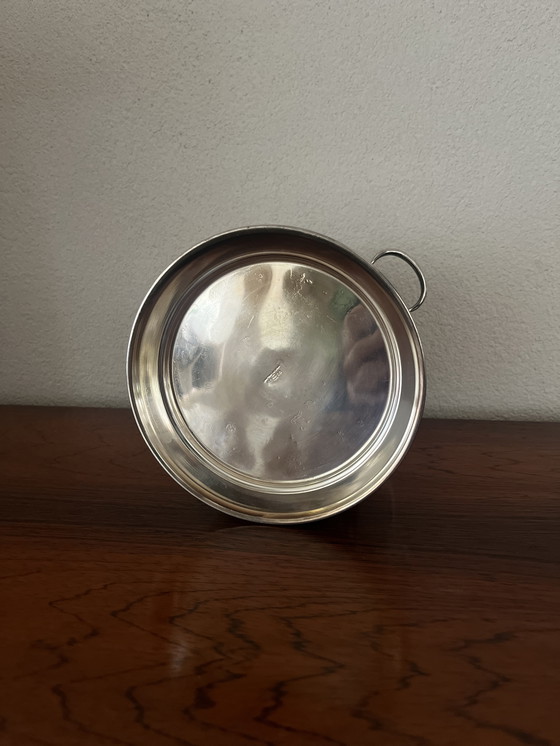 Image 1 of Portabottiglie da vino placcato argento Art Déco