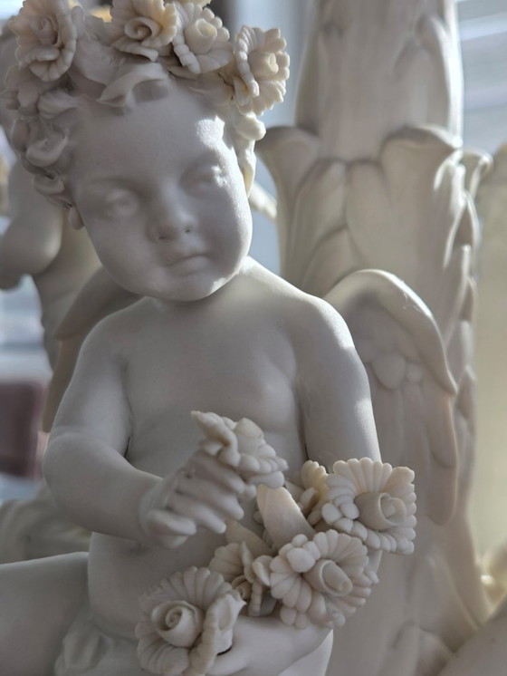 Image 1 of Cesare Villari - Scultura - Porcellana biscotto - XX secolo (Rif 3773)