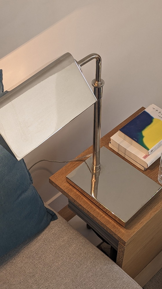 Image 1 of Ralph Lauren Agatha O'Bankers Desk Lamp Extendable Chrome