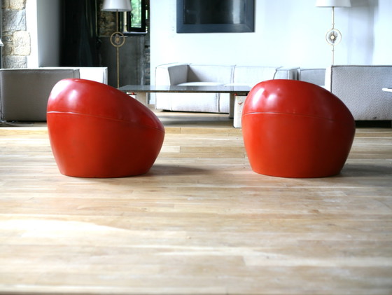 Paar Sessel im „Space-Age“-Stil, Fiberglas, 1960er Jahre (photo 3 of 13)