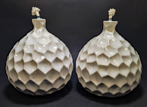 Par de lámparas de aceite de la colección Riverdale – Objetos decorativos, Ceramic, Cotton (photo 5 of 5)