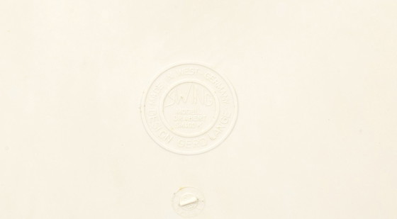 Image 1 of SM400K Witte schommelstoel van Gerd Lange voor Drabert, set van 4, jaren 80