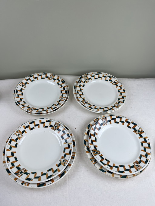 Antique plates from the early 20th century