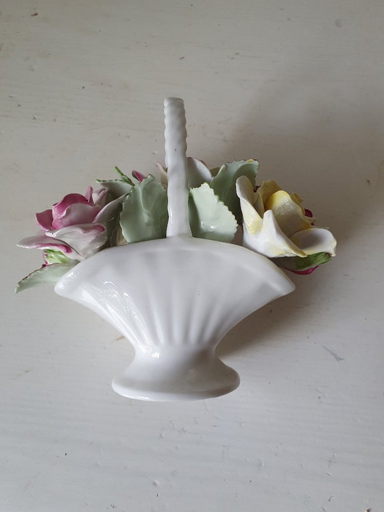 Image 1 of Royal Doulton flower basket – Fine Bone China – vintage England