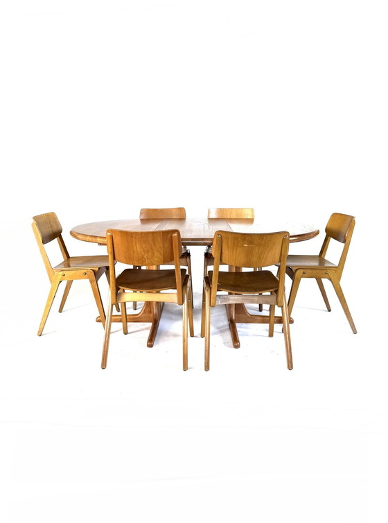 Image 1 of Vintage Danish extendable dining table, Juul Kristensen '70