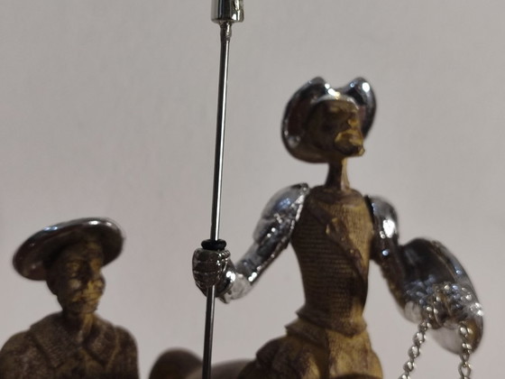 Image 1 of Don Quixote and Sancho Panza figurine (made of resin)