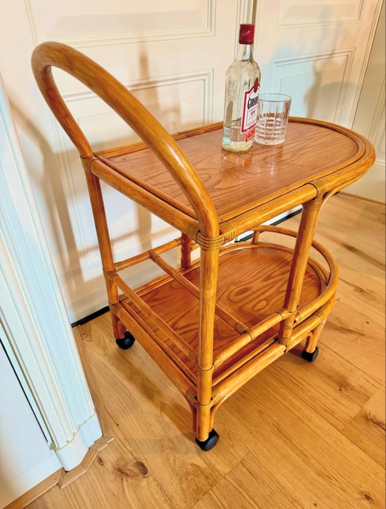 Image 1 of Carrello Tiki d'epoca