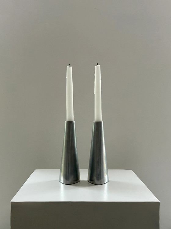 Set di 2 Portacandele vintage IKEA Renos – Metal, Scandinavian (photo 2 of 5)