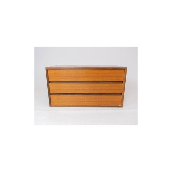 Image 1 of Vintage teak Wall mounted cabinet, Danish 1960s