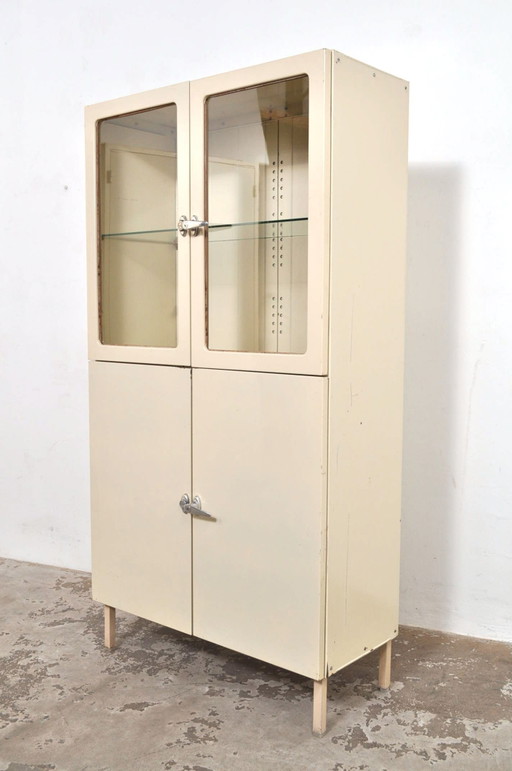 Mobiletto da farmacia d'epoca / vetrina