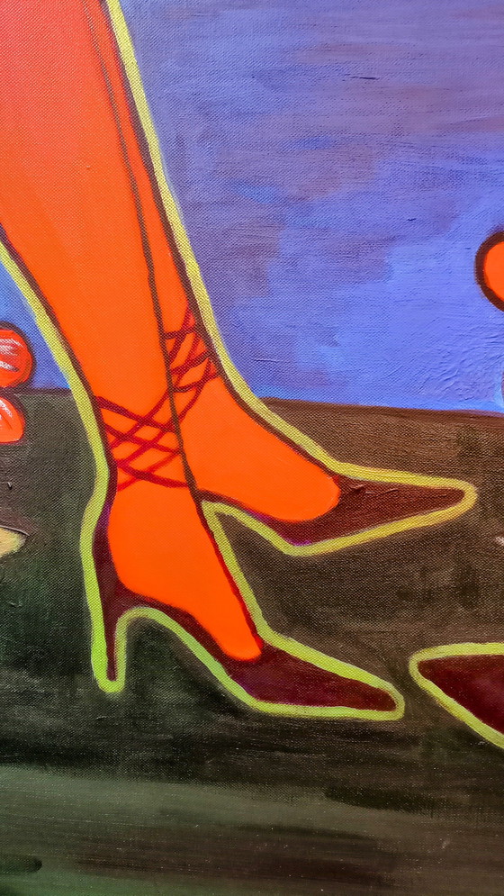 Image 1 of Tineke van Steenbergen HAPPY LIFE, 70 x 100 cm