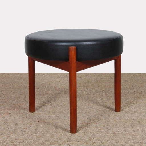 Skandinavischer Hocker von Hugo Frandsen für Spottrup, 1960