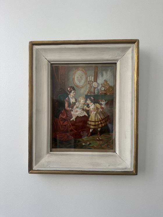 Image 1 of Gouache sur papier ancienne