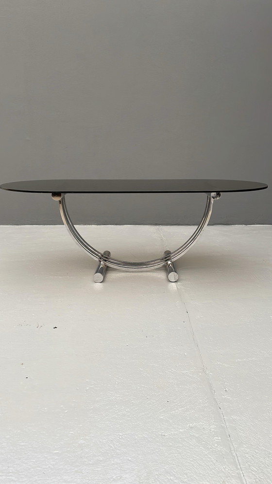 Image 1 of Table Hollywood Regency par Renato Zevi pour Banci Firenze, Italie, années 1970