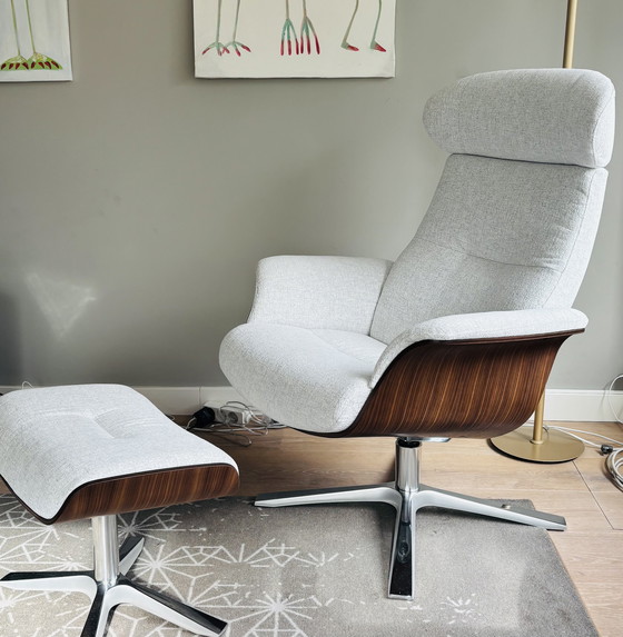 Image 1 of Armchair Comfort Time Out Walnut New