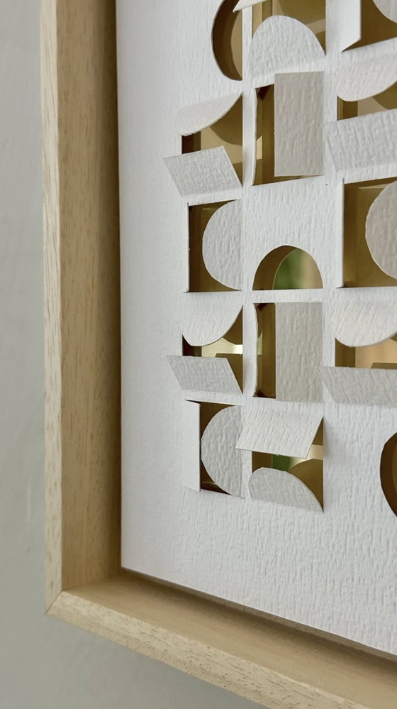 Image 1 of Blow - Wielaert | Layered Paper Art Mirror