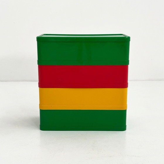 Image 1 of Multicolour Chest of 4 Drawers Model 4964 by Olaf Von Bohr for Kartell, 1970s