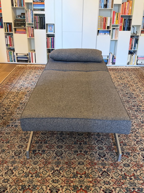 Lot de 2 fauteuils design Cardini Uno / fauteuils-lits – gris – Canapés convertibles, Textile (photo 5 of 6)