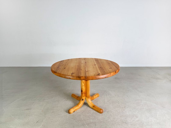 Image 1 of Rainer Daumiller dining table pine midcentury design extendable 2