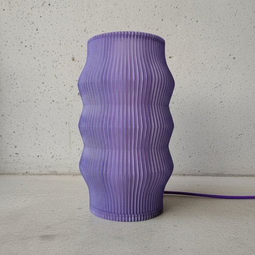 Purple design lamp – modern table lamp