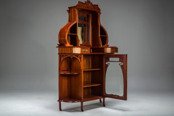 Image 1 of  Mobiletto Art Nouveau con specchio, 1890