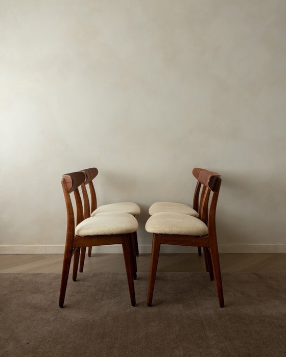 Image 1 of Set di 4 sedie da pranzo CH30 di Hans J. Wegner per Carl Hansen & Søn
