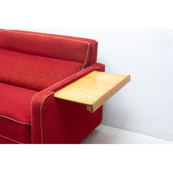 Image 1 of Mid century folding sofabed, Czechoslovakia 1950s