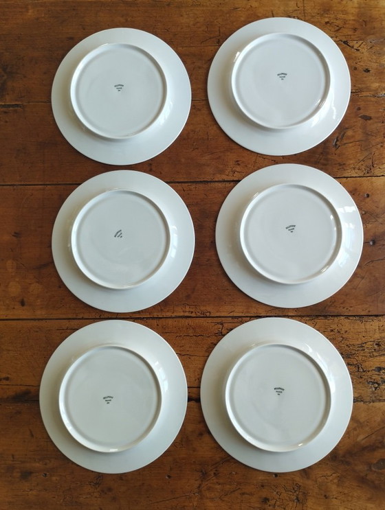 Image 1 of 6 Porzellan-Artischockenteller von Pillivuyt