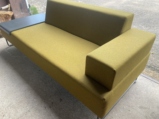 Inclass sofa with integrated table – banken, Metal, Textile (photo 2 of 7)