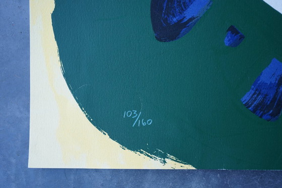 Image 1 of Frederick James Brown 'Max' 1990 Grande serigrafia firmata