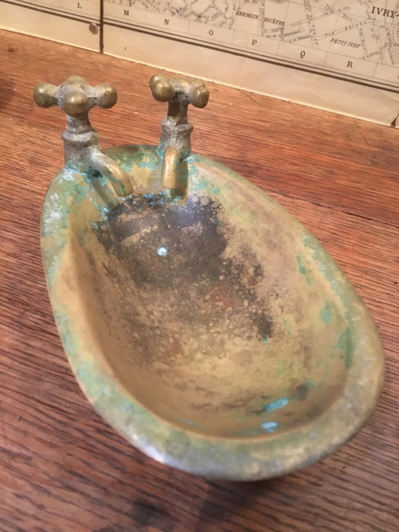 Seifenhalter aus Messing – Schalen, Vintage (photo 7 of 7)